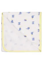 Couverture et lange pour bébé 0-24 mois blanc cassé - Emballage