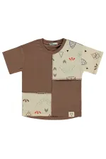 Boys T-Shirt 2-5 Years Old Brown - Package