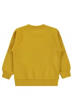 Erkek Çocuk Sweatshirt Km 2-5 Yaş Hardal - Paket