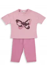 Kız Çocuk Takım 2-5 Yaş Pembe-Soft Pembe - Paket