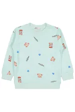 Kız Çocuk Sweatshirt Km 2-5 Yaş Mint - Paket