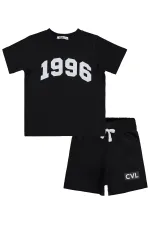 Ensemble d'équipe garçon 2-5 ans Noir - Emballage