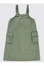 Kız Çocuk Jile ve Elbise 10-13 Yaş Haki - Paket