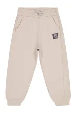 Erkek Çocuk Eşofman Altı 10-13 Yaş Bej - Paket