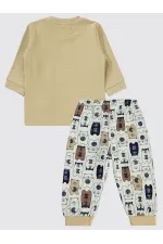 Baby Pajama Set 0-24 Months Milk Coffee - Package