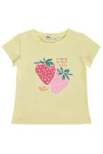 Kız Çocuk Tişört Km 2-5 Yaş Sarı - Paket