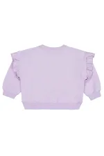Kız Çocuk Sweatshirt 2-5 Yaş Lila - Paket