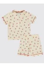 Kız Çocuk Pijama Takımı 10-13 Yaş FilDişi - Paket