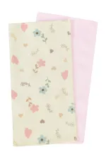 Bebek Ağız Bezi ve Mendili 0-24 Ay Pembe - Paket