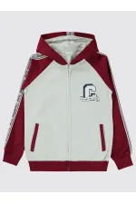 Erkek Çocuk Hırka 10-13 Yaş Bordo - Paket