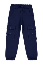 Bas de survêtement garçon 6-9 ans bleu marine - Lot