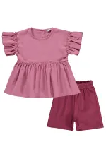 Ensemble d'équipe pour filles, 6-9 ans, rose - Pack