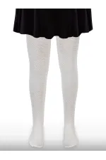 Kız Çocuk Külotlu Çorap 2-9 Yaş Krem - Paket