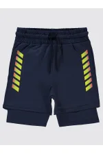 Erkek Çocuk Şort 6-9 Yaş Lacivert - Paket