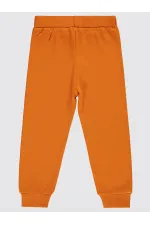 Boys Tracksuit Bottoms 2-5 Years Old Dark Orange - Pack