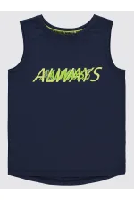 T-shirt garçon 10-13 ans bleu marine - Emballage