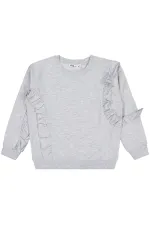 Girls' Sweatshirt 6-9 Years Old Caramel - Package