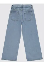 Kız Çocuk Pantolon 6-9 Yaş Açık Mavi - Paket