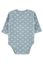 Bebek Çıtçıtlı Badi 0-24 Ay Mavi - Paket