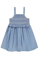 Combinaison et robe pour filles, 2-5 ans, bleu clair - Emballage