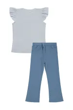 Ensemble pour fille 6-9 ans Bleu clair-Indigo foncé - Pack