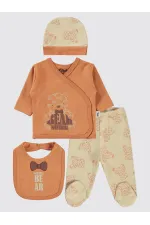 Baby Bodysuit Sets 0-24 Months Cinnamon - Package