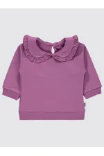 Bebek Sweatshirt 0-24 Ay Leylak - Paket