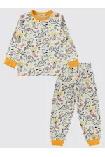 Ensemble pyjama garçon 2-5 ans moutarde - Emballage