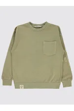 Boys Sweatshirt 6-9 Years Old Stone Color - Package