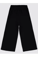 Girl's Trousers 6-9 Years Old Black - Pack