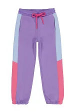 Bas de survêtement violet pour filles (6-9 ans) - Lot