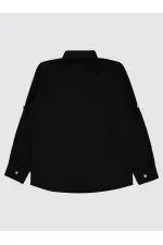 Chemise garçon noire 10-13 ans - Emballage