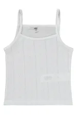 Kız Çocuk Atlet 2-9 Yaş Beyaz-Lila - Paket