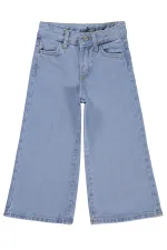 Kız Çocuk Pantolon Kot 2-5 Yaş Açık Mavi - Paket