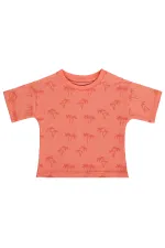 Baby T-Shirt Km 0-24 Months Coral - Package Baby T-Shirt Km 0-24 Months Coral - Package