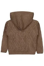 Gilet garçon 2-5 ans en vison chiné - Emballage