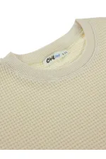 T-shirt garçon, 10-13 ans, couleur latte - Lot