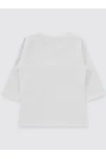 Baby Sweatshirt 0-24 Months White - Pack