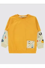 Boy Sweatshirt 2-5 Years Mustard - Pack