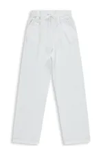 Kız Çocuk Pantolon 10-13 Yaş Kırık Beyaz - Paket