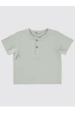 Costume garçon 2-5 ans kaki doux - Emballage