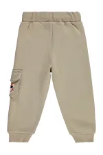 Boys' Sweatpants, Ages 2-5, Mink - Pack