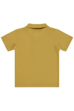 T-shirt garçon Km 2-5 ans, moutarde foncée - Lot