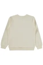 Girl's Sweatshirt 10-13 Years Old Ecru - Package