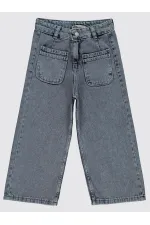 Pantalon bleu pour fille 10-13 ans - Emballage