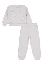 Ensemble de survêtement gris pour filles de 2 à 5 ans - Emballage