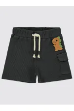 Bebek Şort 0-24 Ay Antrasit - Paket