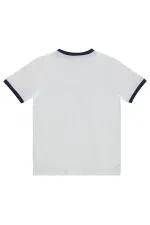 T-shirt garçon, 6-9 ans, bleu marine - Lot