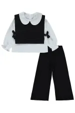 Ensemble d'équipe pour filles de 2 à 5 ans, noir - Emballage