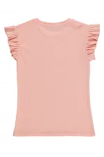 Girls' T-shirt, Ages 10-13, Light Salmon - Pack